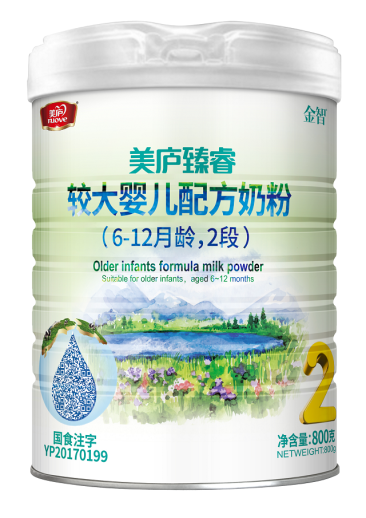 88858cc永利官网臻睿较大婴儿配方奶粉800克2段